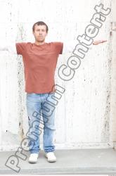 Whole Body Man T poses White Casual Average